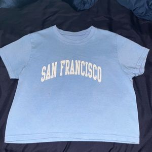 baby tee - from PacSun, One Size (I wear a M), carolina blue